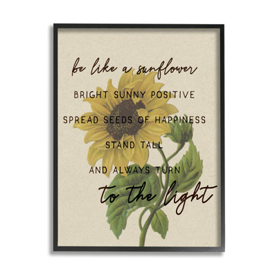 «Be Like A Sunflower», Daphné Polselli