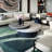 Italian Round Microcrystalline Coffee Table