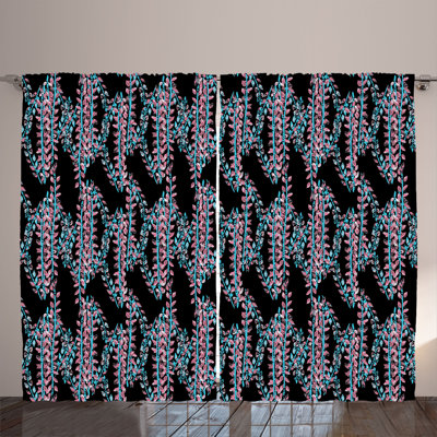 Semi Sheer Curtain Pair