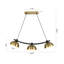 Luminaire suspendu 3 lumières, doré-145046163-145046162