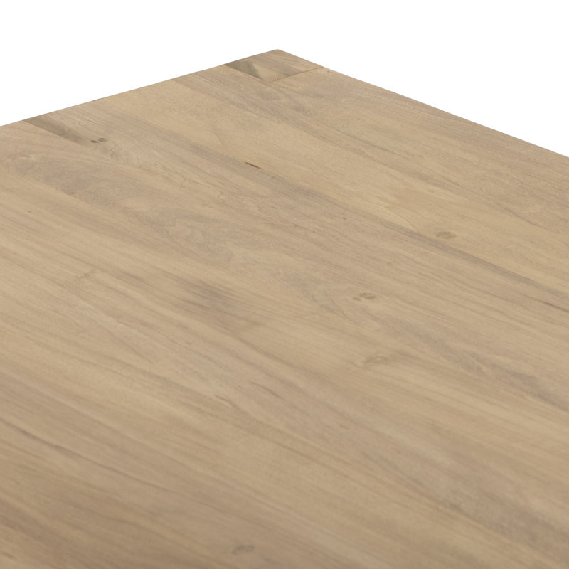 Isador Solid Wood Dining Table, Dry Wash Poplar, 30" H x x 78" L x 37.75" W