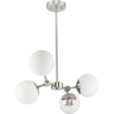Lustre géométrique à 4 lumières Johnaaron