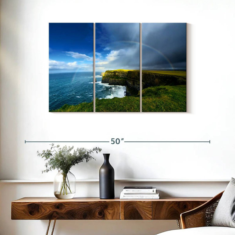 Sebbie Cliffs Of Moher After Rain, 24" H x 38" W