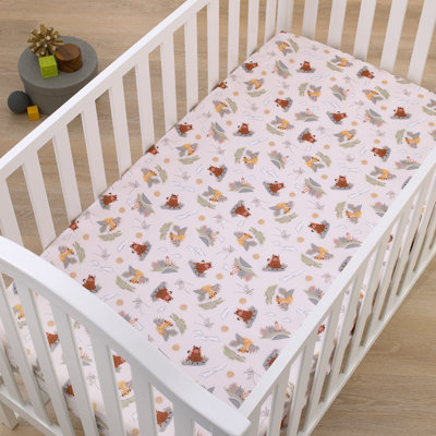 NoJo Disney Baby Basics - Piece Standard Crib Fitted Sheet