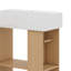 Meuble-lavabo 21,6 po avec lavabo en céramique