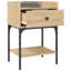 Shabari 40.5cm W Iron Bedside Table-1924250999-1889720837