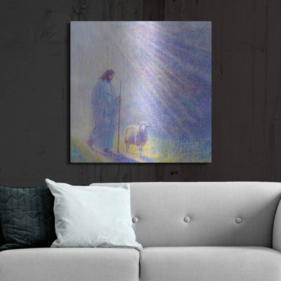 Art mural en métal «Guiding Light» par Ivan Guaderrama