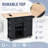 Nateasha Solid Wood Top Kitchen Cart
