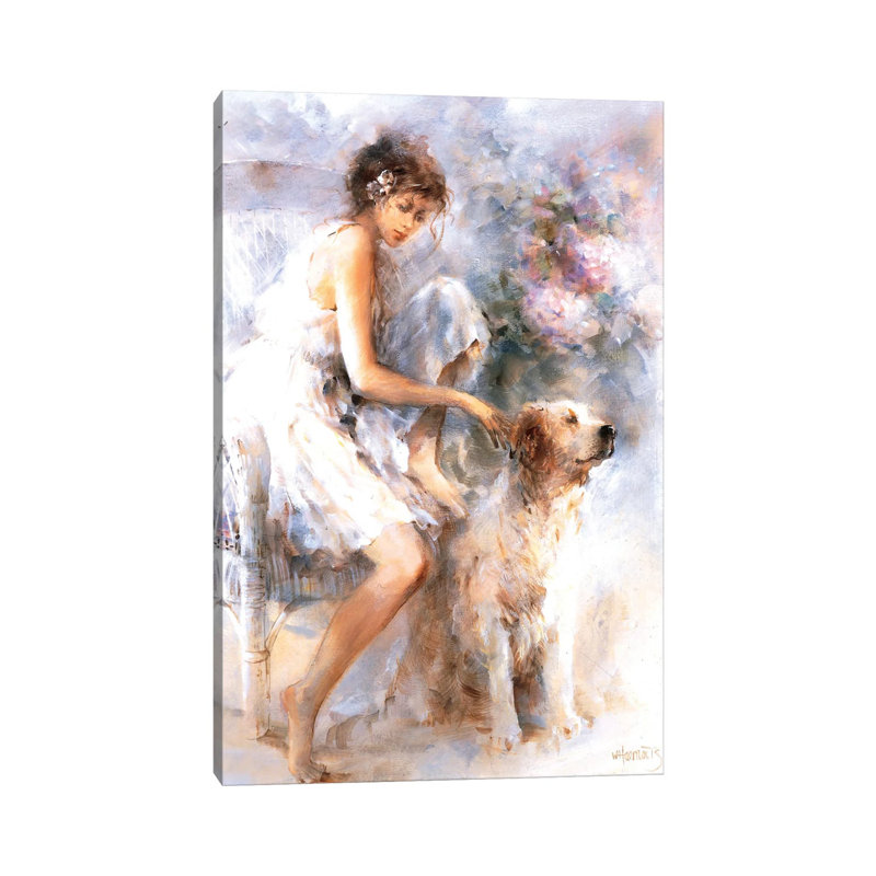 Friendship II by Willem Haenraets - Wrapped Canvas Print, 20.32 cm H x 30.48 cm W