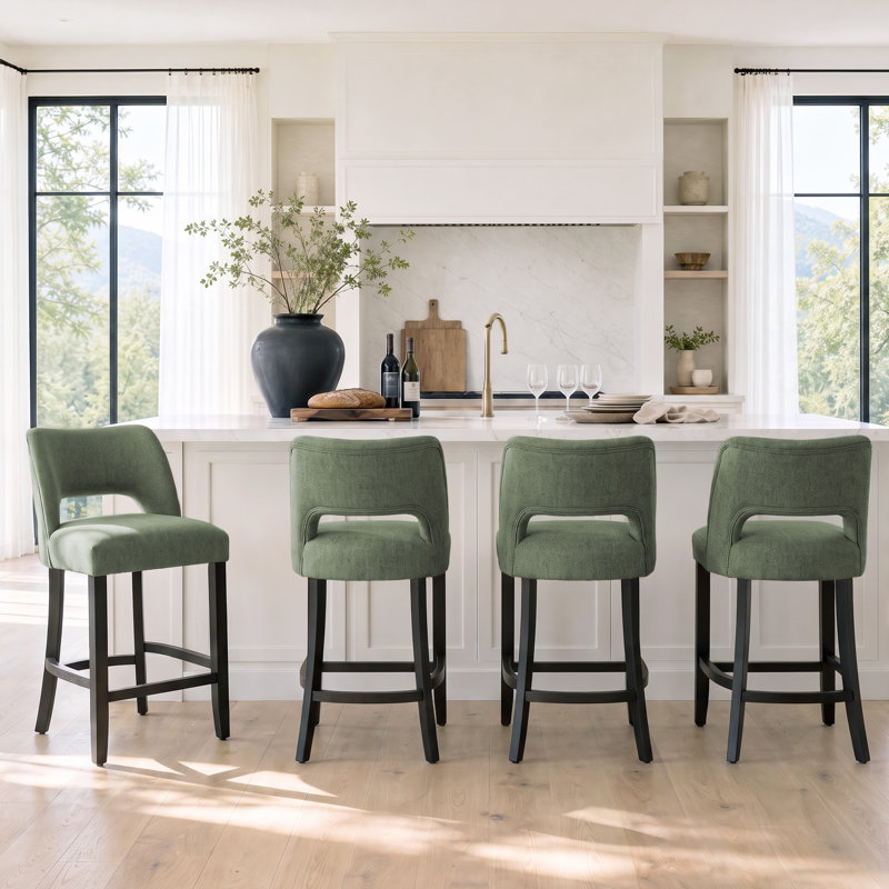 Tabouret de bar Bisto, Vert, 6