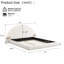 Lit plateforme avec table d'appoint Modern Unique