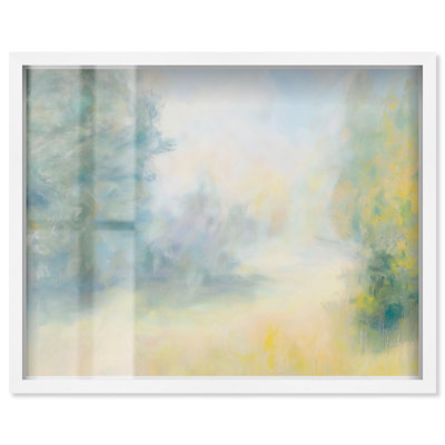 Faded Horizon I Shadowbox Print Landscape Paintings by Art Remedy