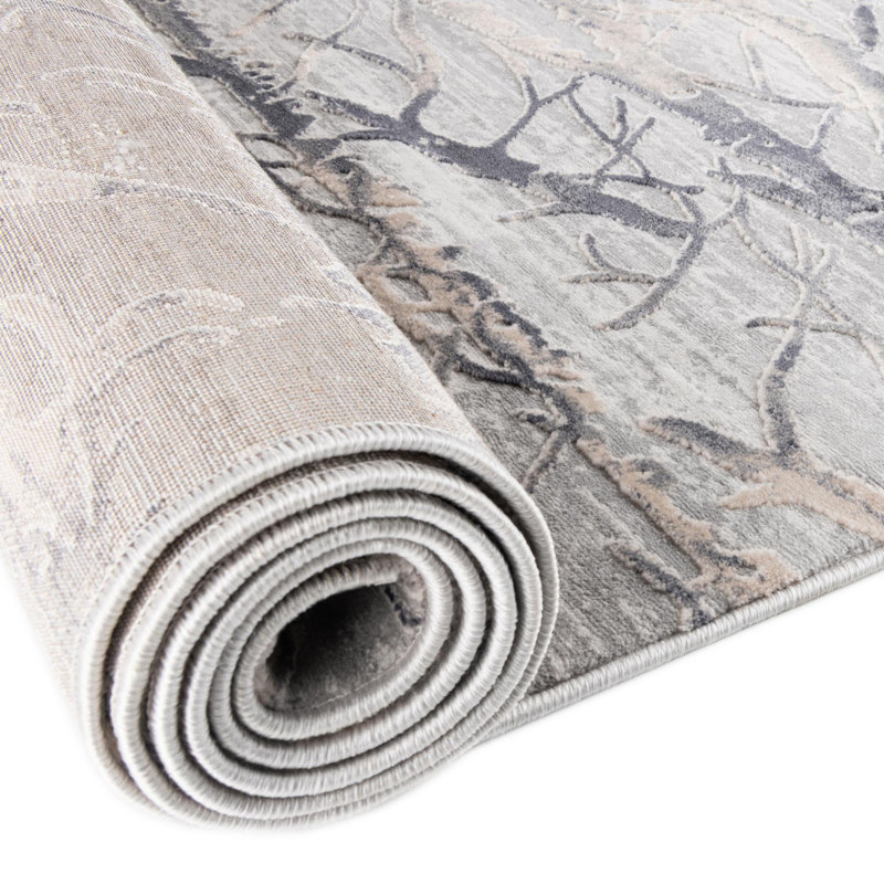 Sageville Floral Indoor Rug, Rectangle 6' x 9'