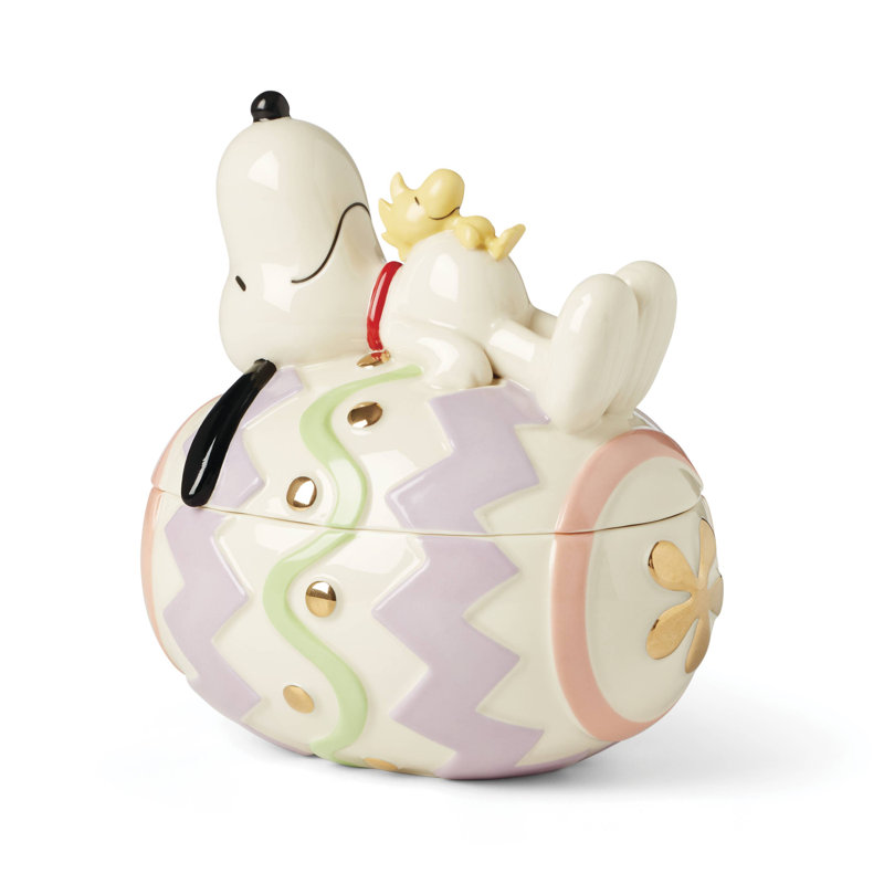 Snoopy Easter Peanuts Easter Snoopy Covered Candy Dish
