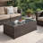 Kaid Glass Top Single Coffee Table