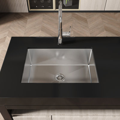 Stainless Steel Undermount Workstation Sink 27" X 19" - With Faster Drainage And Scratch Resistance Modern 3 Mm Thicker Material For Enhanced Durability