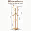 Solid Wood Freestanding 9 - Hook