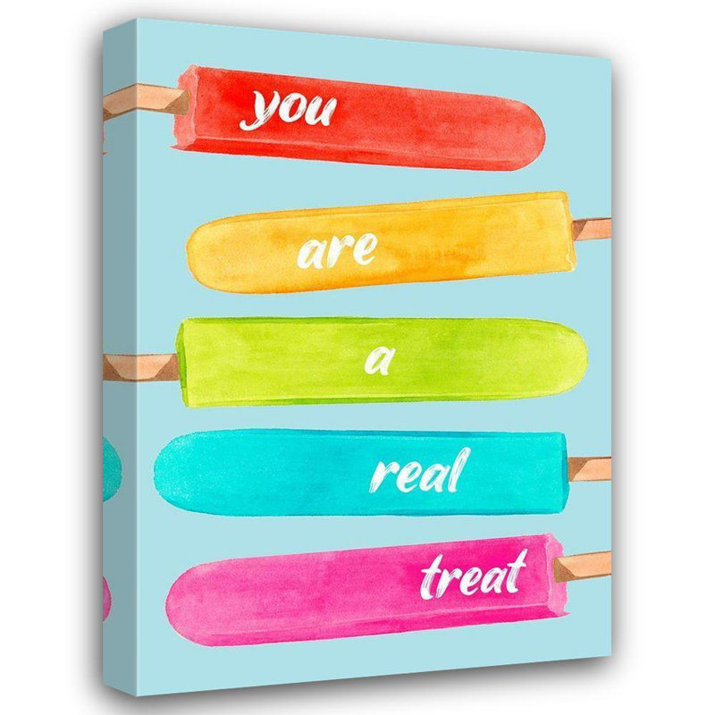 Art sur toile tendue par Trinx Popp, Grace Gallery, collection Popsicle Summer B