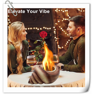 Tabletop Fire Concrete Tabletop Fireplace