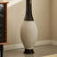 Vase de plancher sur pied debout - Rotin artificiel durable - Élégant