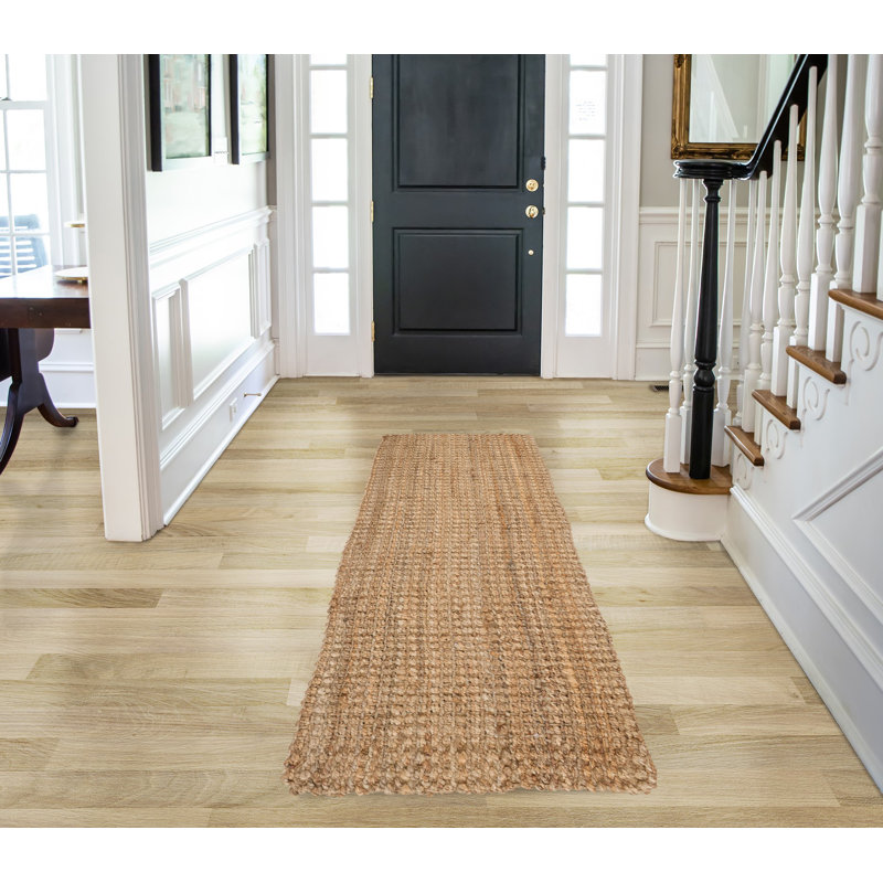 Nautica Luxe Boucle Natural Jute Runner Rug