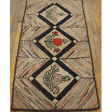Hand Knotted Wool Floral Area Rug in Multicolored