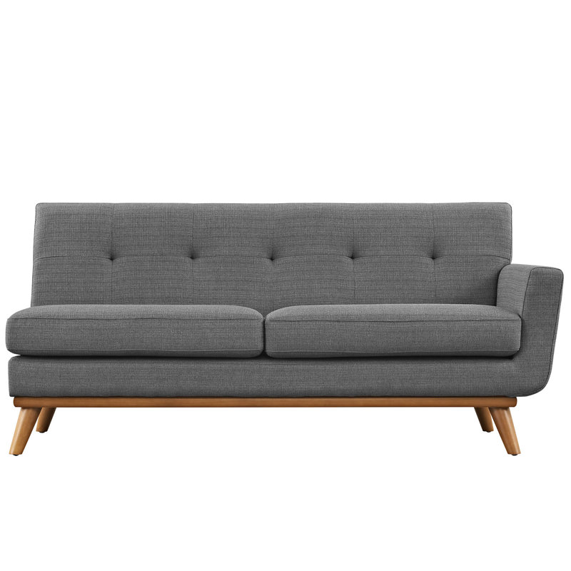 Modway Engage Loveseat, Gray