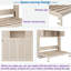 Lit escamotable avec armoires de rangement