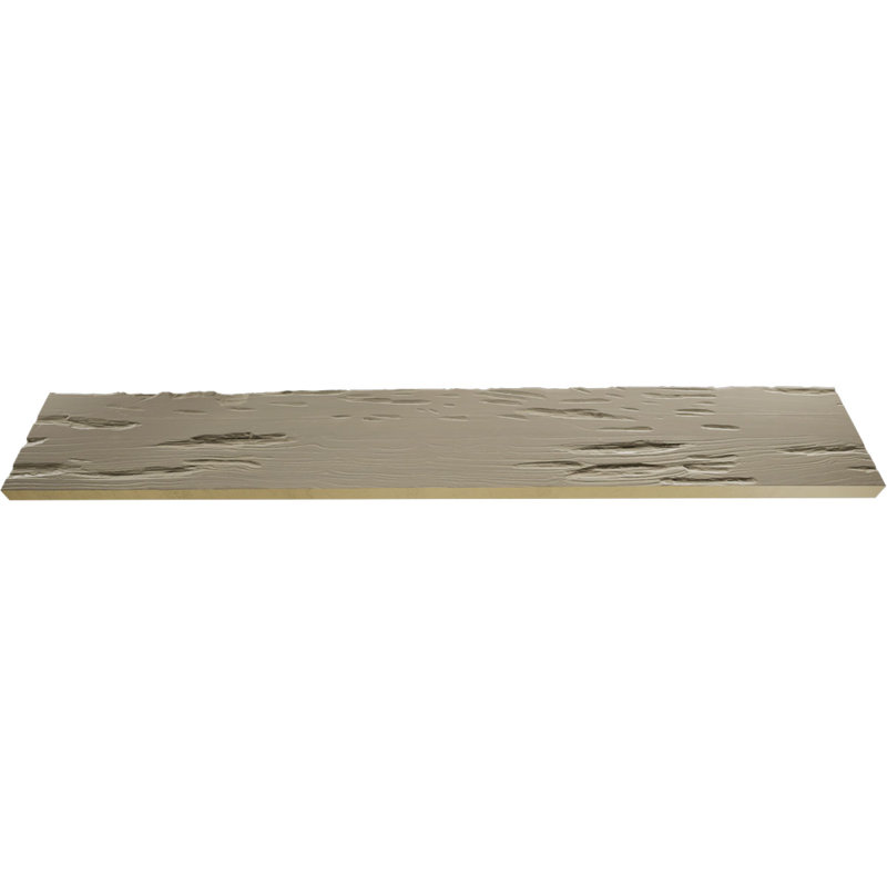 Planche en faux bois Pecky Cypress Endurathane, H 10 po x l 96 po x P 1 po, Brume champagne