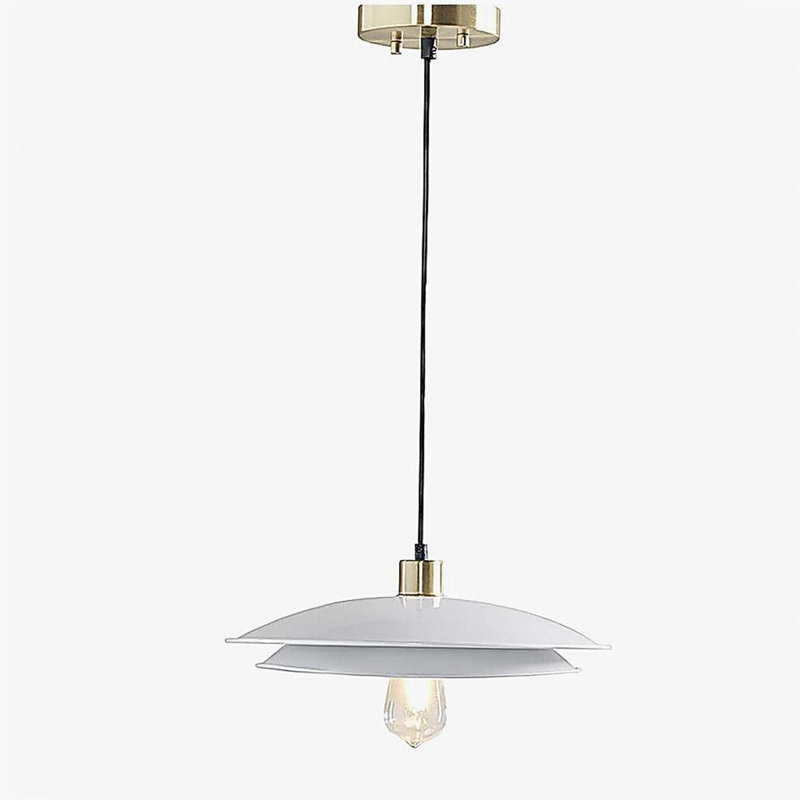Luminaire suspendu double abat-jour