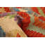 Tapis unique rouge de 4 pi 11 po x 6 pi 8 po