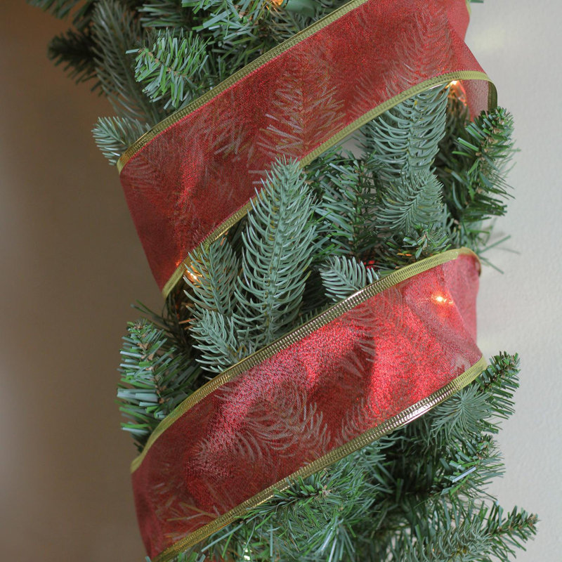 Bobines de Noël Christmas Craft 2,5 po x 120 verges, Rouge