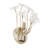 Wildflower 1-Light Wall Sconce-1549125205