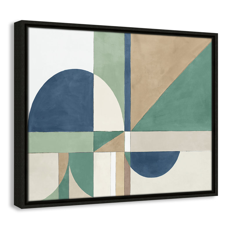 Floater Frame Canvas, 17.5" H x 21.5" W x 2" D, Espresso Framed