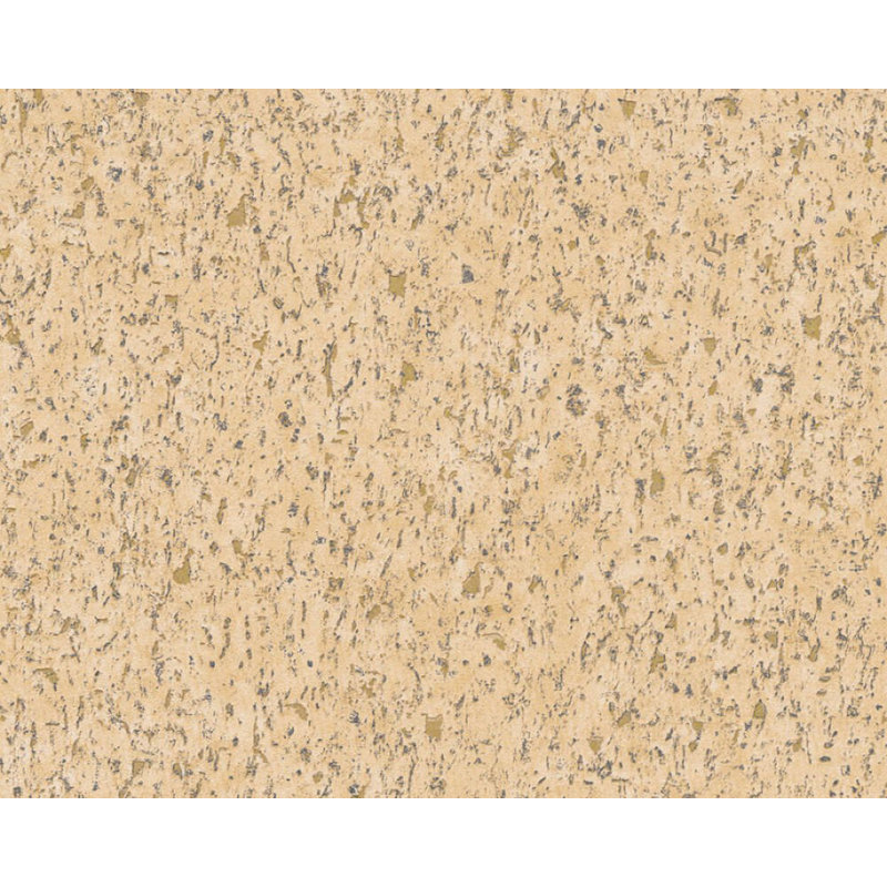Rouleau de papier peint texturé L 33 pi x l 21 po, Beige crème / jaune / vanille