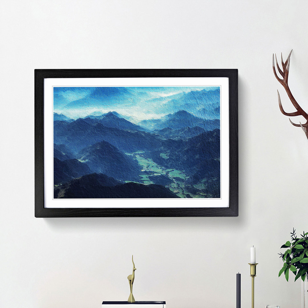Brandenburg Alps Austria - Picture Frame Painting Print