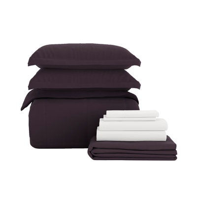 Ensemble de literie complet en microfibre de 8 pièces Simply Soft