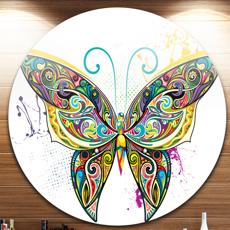 " Openwork Butterfly ", 38" H x 38" W x 1" D, Metal