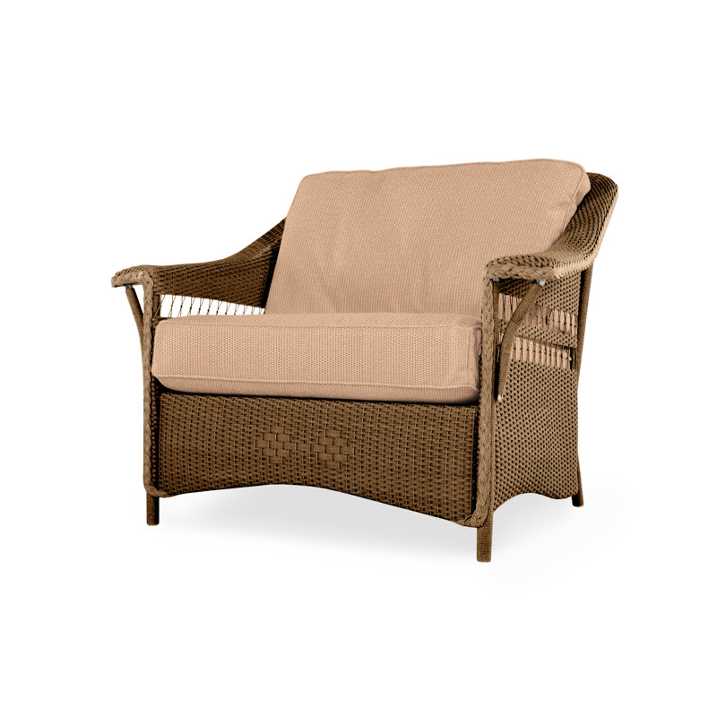 Nantucket Outdoor Lounge Chair, Decorline Natural, Bark