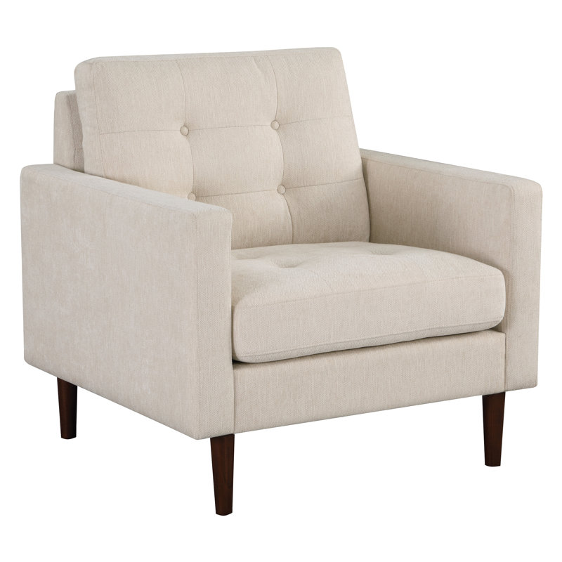Grayburn Upholstered Armchair, Cream
