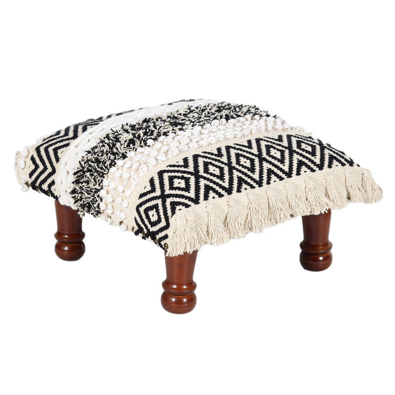 Jaryan Solid Wood Accent Stool