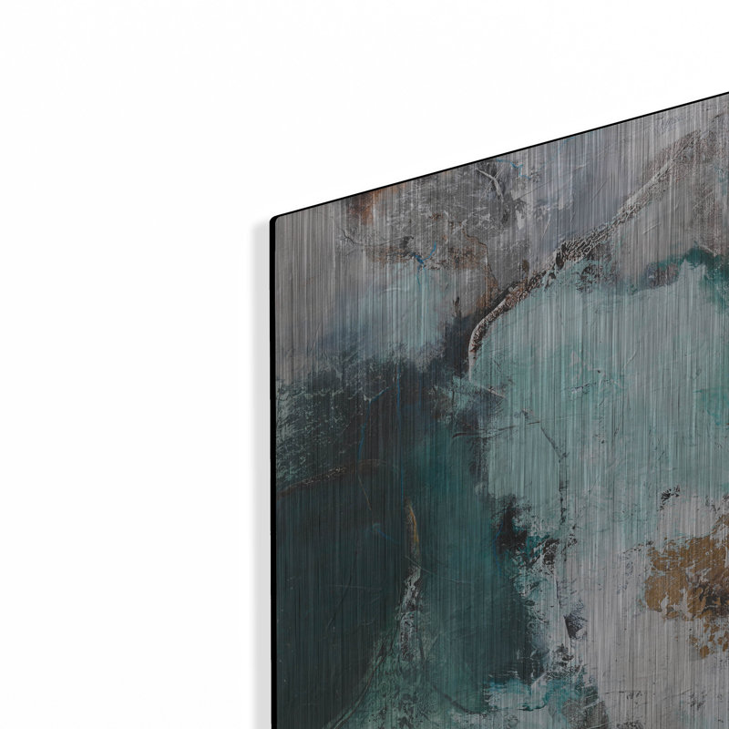 Mur de métal «Great Green Variation» par Incado, H 16 po x l 12 po