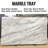 Guein Oval Natural Marble Tray-1783356865