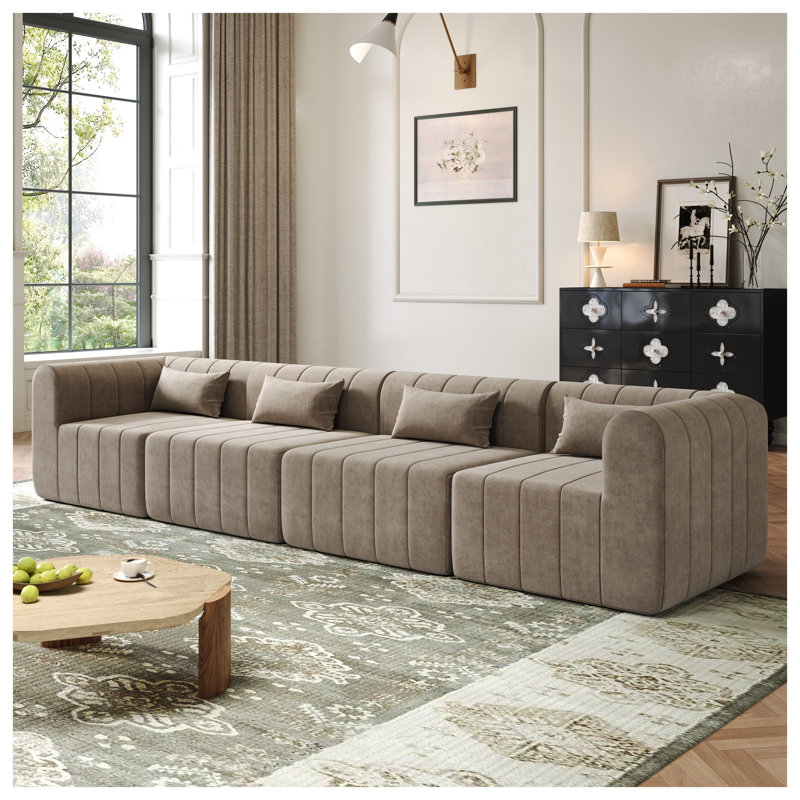 Canapé modulaire Boneless, Kaki