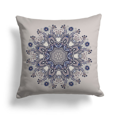 Celestial Circles Indoor/Outdoor Square Throw Pillow