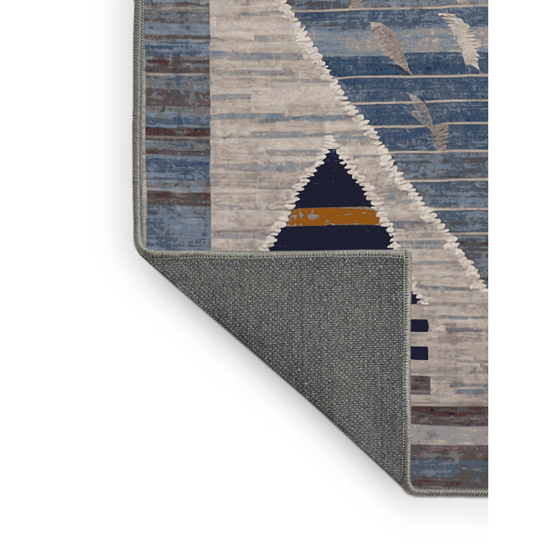 Tapis gris soyeux et moelleux, Rectangle 2 pi x 3 pi