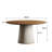 59.05 inch medieval modern round dining table for 4-6 people