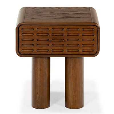 Torricelli 1 Drawer Wood 22" Nightstand