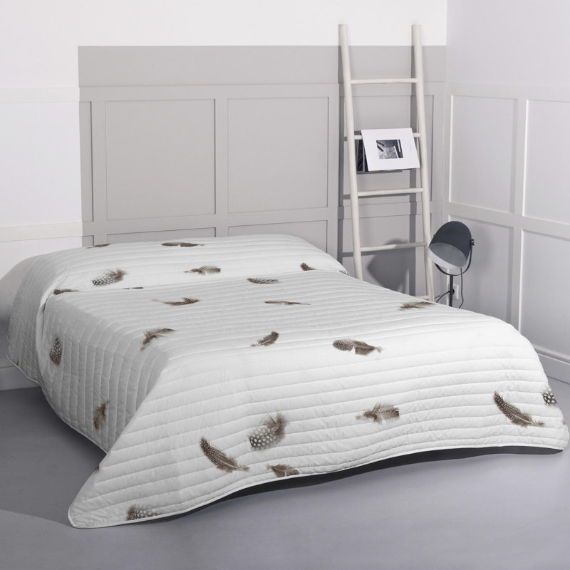 Crooke Cotton No Pattern Bedspread, W260 x L260cm