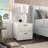 2 - Drawer Nightstand in White